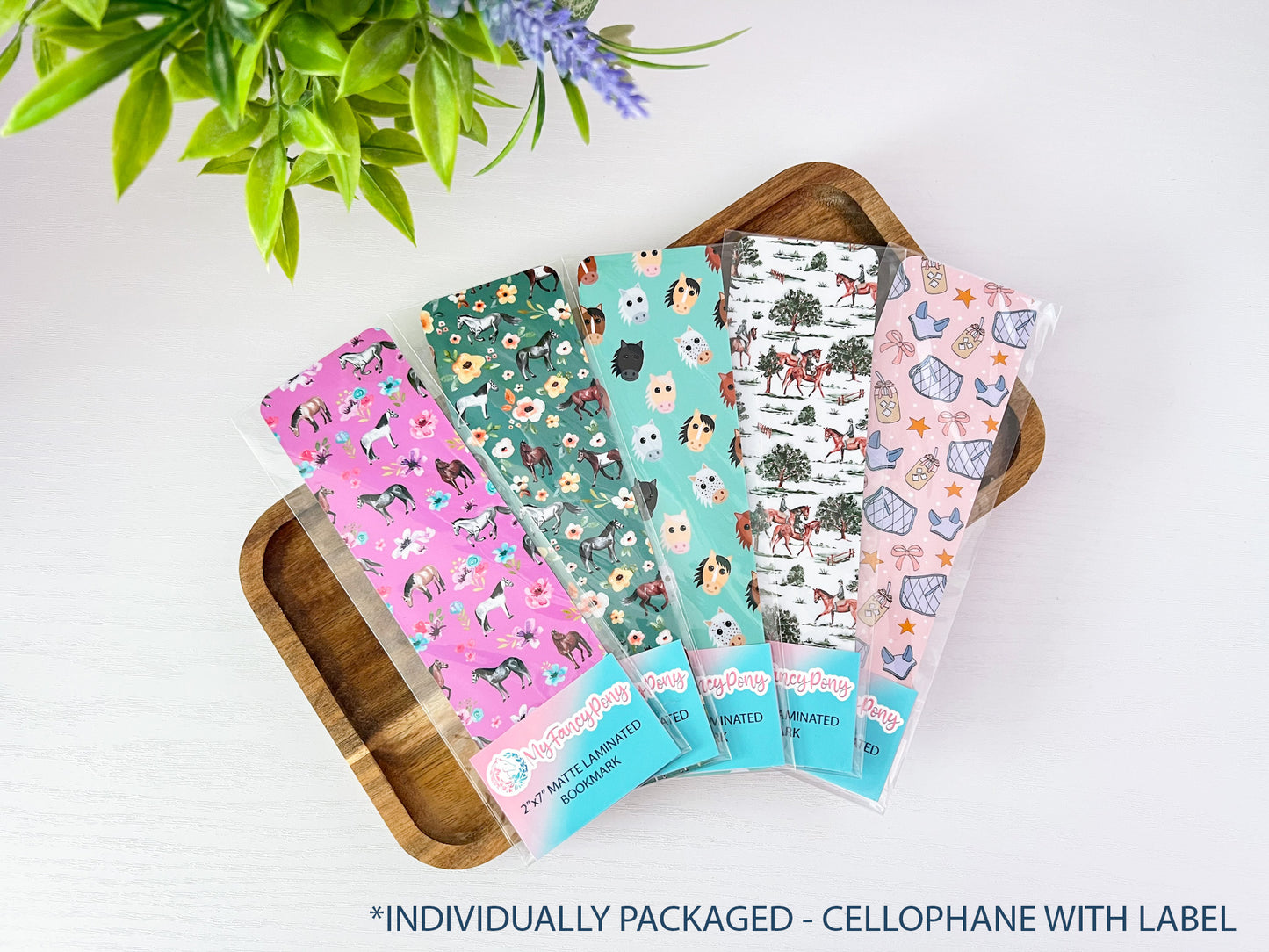 Equestrian Bookmark β Premium Matte Double-Sided Design (2"x7")