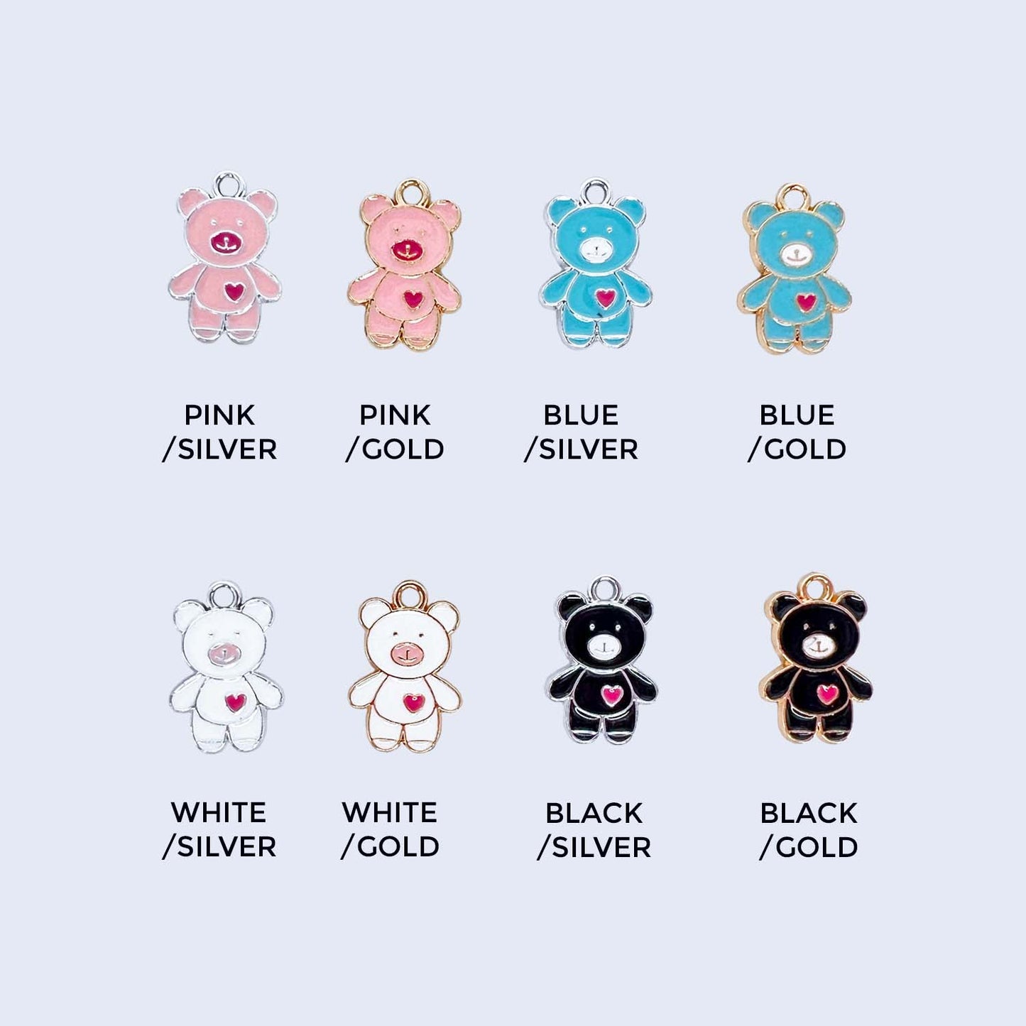 Teddy Bear Crop & Bridle Equestrian Charms