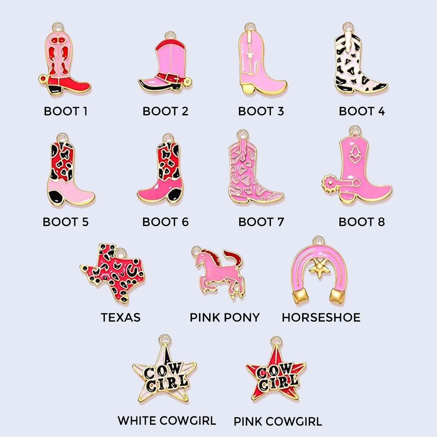 Midwest Princess Crop & Bridle Equestrian Charms